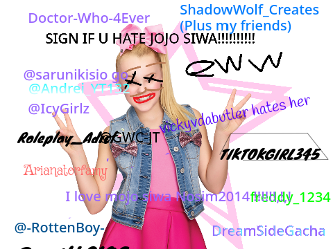 SIGN IF U DON´T LIKE JOJO SIWA! remix