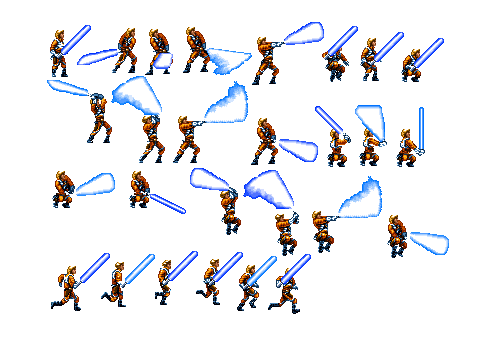 More Luke sprites