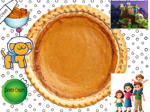 Pumpkin pie + Whipped cream