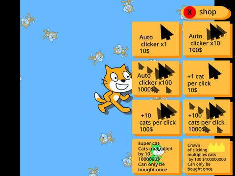 Scratch cat clicker!