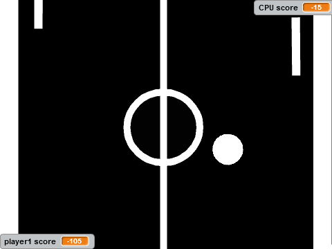 Super Hard Pong(were the Cpu is not trying)