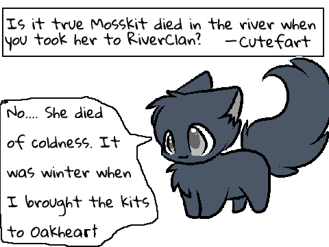Bluestar's first truth! (warrior cats truth or dare)