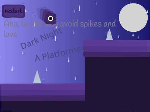 Rainy Night platformer || #dark # plarformer