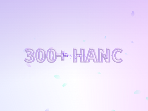 [CLOSED] 300+ HANC