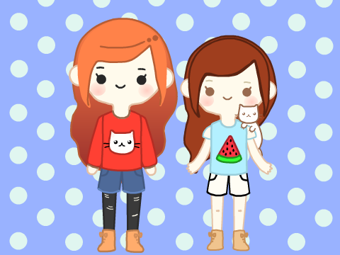 My OC's - Audrey and Kizzy