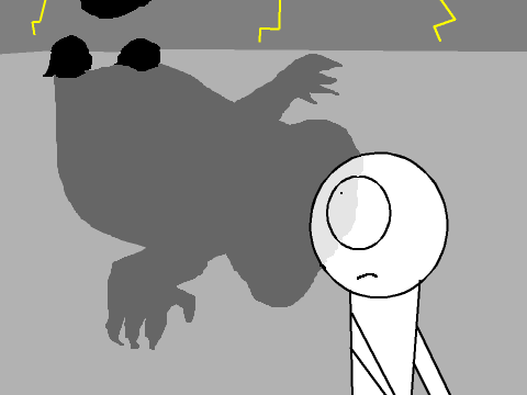 I got proof that Gree Guy is in Geo's world!!!