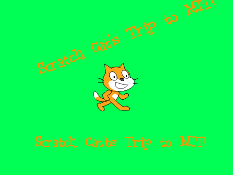 Trip to MIT for Scratch cat LOL