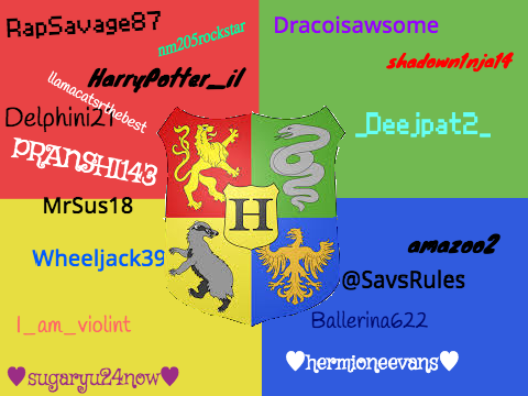 Sign your username on your Hogwarts house!!   remix remix remix remix remix remix remix remix
