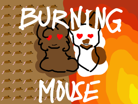 burning mouse ship art!! :)