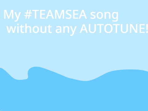 My #TEAMSEAS song without AUTOTUNE!