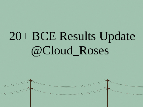 Results Update - @Cloud_Roses