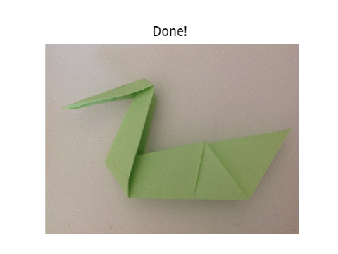 How to fold a paper swan