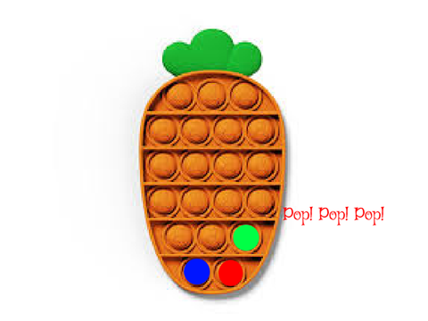 Carrot pop it / Fidget toy remix