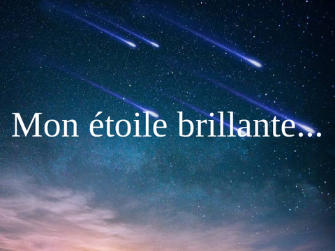Mon étoile brillante... - NON AU HARCÈLEMENT