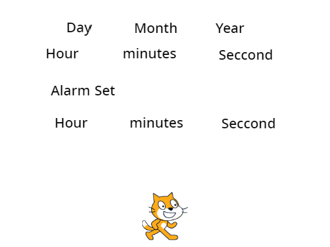 Scratch Clock ( Have alarm) TEST