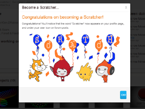 YAY! I'm a "Scratcher"