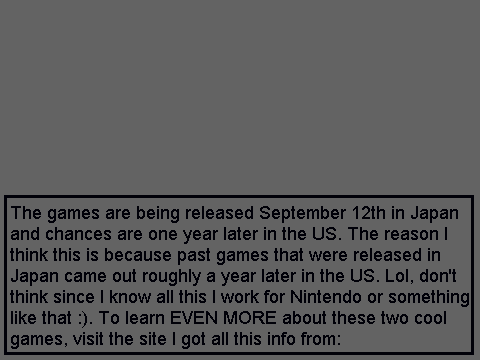POKEMON NEWS!