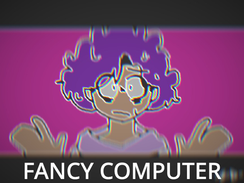fancy computer. // meme