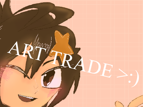 AT (art trade) WITH @DevilBerri !!