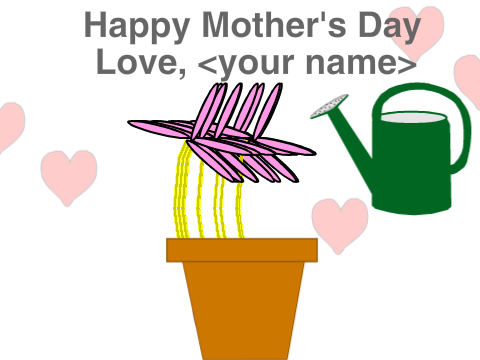 Mother's Day Card remix