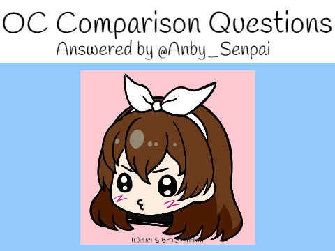 OC Comparison Questions ¯\_(ツ)_/¯