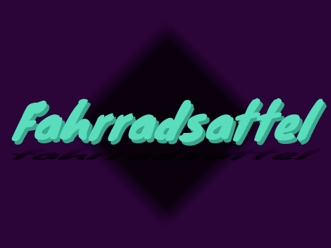 Fahrradsattel ⚘ Memix--