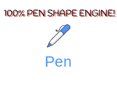 100% pen shape engine
