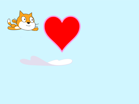 Cat flying