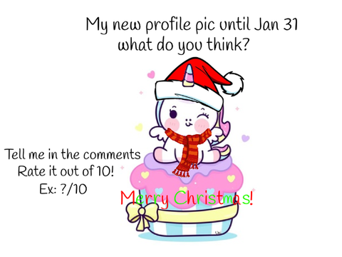 My new proflie pic for christmas!