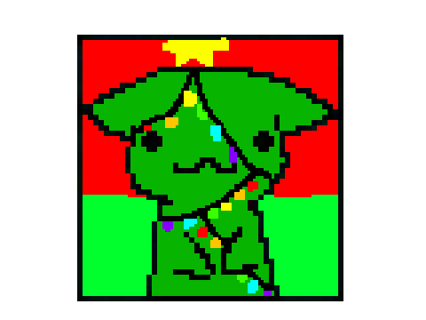 Cat Lick Icon Christmas tree