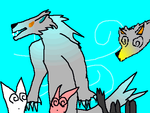 draco city freinds-aqua wolf