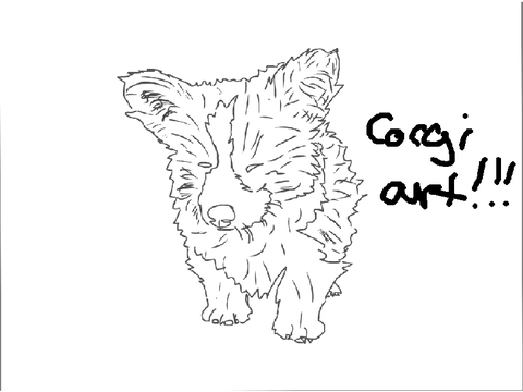 Corgi art 