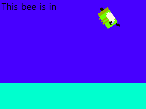 Really slow bee