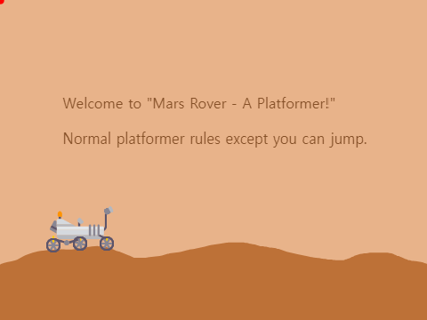 Mars Rover - A Platformer #Games Remix by Ampa_lite