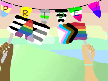 #LoveIsLove Block-shade Parallax