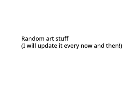 Random Art stuff (+ a some sketches)