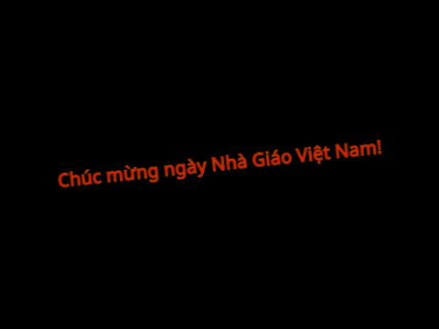 Chúc mừng 20/11