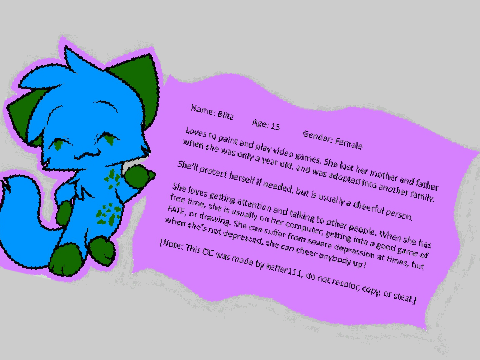 Blitz [My OC] Bio! :D