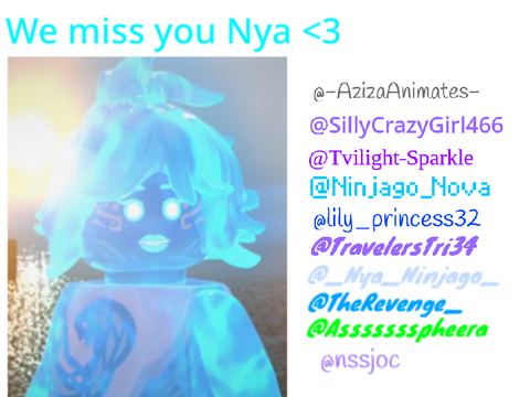REMIX AND SIGN IF YOU WANT NYA TO RETURN TO NINJAGO! remix remix remix remix remix remix remi… remix