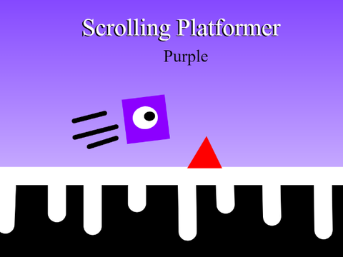 Purple- A Scrolling Platformer