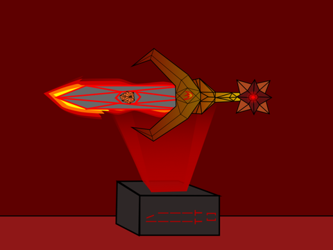 cool fire sword