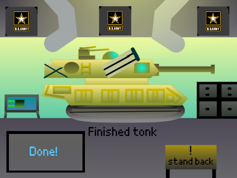 Tonk garage [Clicker game] (Mobile friendly)
