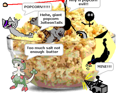 ADD Your self to the giant popcorn
