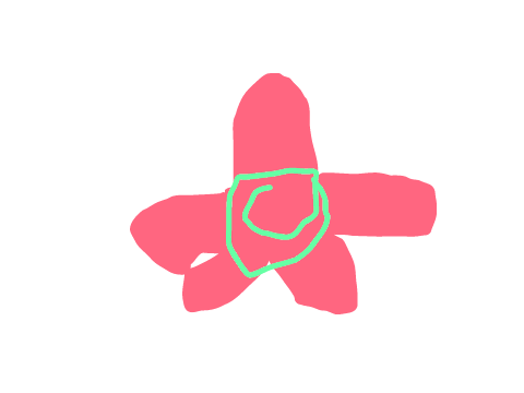Rainbow flower