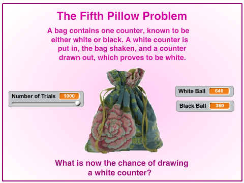 Lewis Carroll's Fifth Pillow Problem remix
