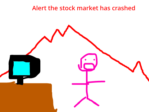 When the stock market crashes be like