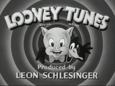 Looney Tunes 1942-1943 Opening (B&W)