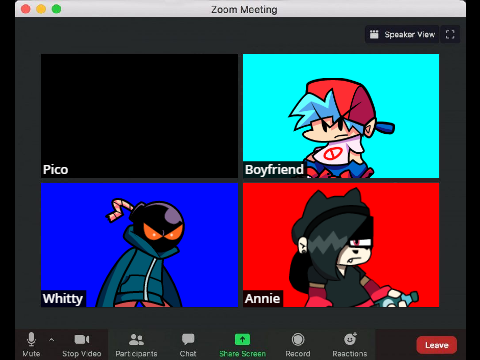 Zoom calls be like [FNF Animation]
