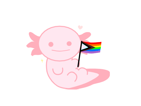 Pride Axolotl <3