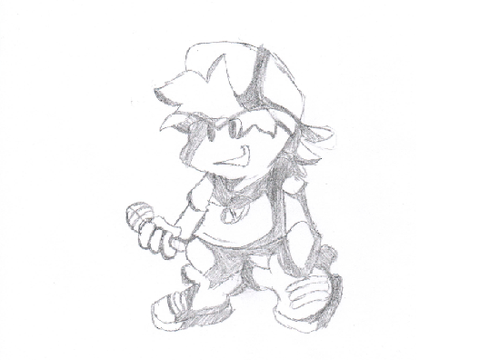 I sketched boyfriend for absolutely no reason